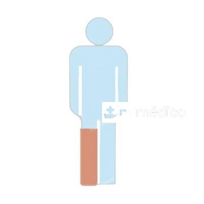 PROTECTOR PIERNA ENTERA PEQUEÑO DE 153-163CM L5XS AYUDAS TECNO DINAMIC