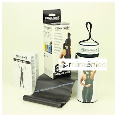 AYUDAS  BANDA ELASTICA 2,5M THERABAND NGR  H3100E AYUDAS TECNO DINAMIC