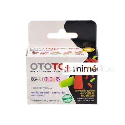 TAPON OIDO OTOTAP ESPUMA COLORES 6 UN OTOTAP
