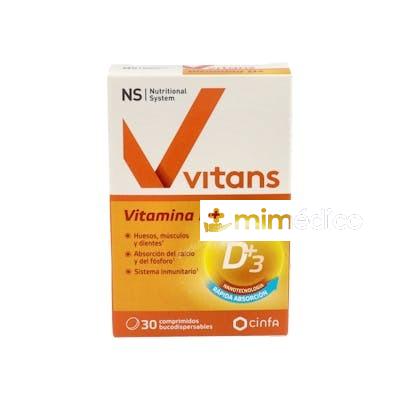 NS VITANS VITAMINA D+  30 COM NS