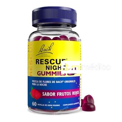BACH RESCUE NIGHT GUMMIES 60 PAST GOMA SABOR FRUTOS ROJOS FLORES BACH ORIGINAL