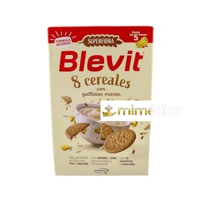 BLEVIT SUPER FIBRA 8 CEREALES Y GALLETA 500 G BLEVIT