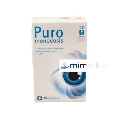 PURO MONODOSIS 20 VIALES 0,5 ML CON CIERRE NTC