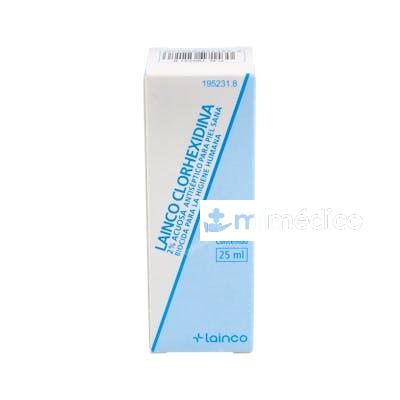CLORHEXIDINA LAINCO 2% SOL ACUOSA PULV 25 ML LAINCO