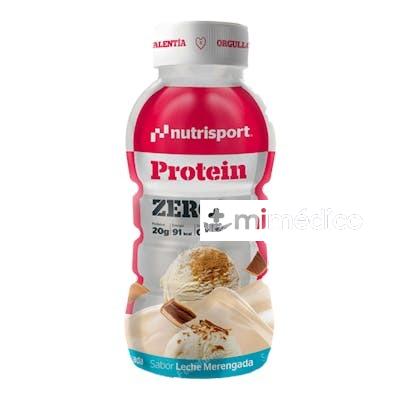 PROTEIN ZERO BATIDO LECHE MERENGADA  12X330ML. NUTRISPORT