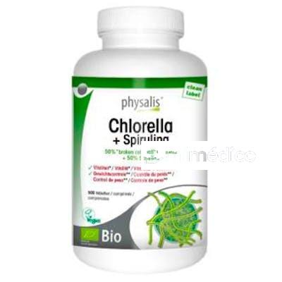 CHLORELLA+SPIRULINA 500COMP. BIO PHYSALIS