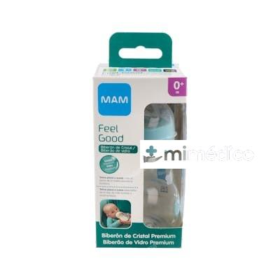 MAM BIBERON FEEL GOOD MATE B/ANCHA SILI FISIO +0 M 170 ML AZ MAM