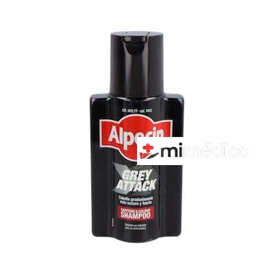 ALPECIN CHAMPU GREY ATTACK 1 BOTELLA 200ML. ALPECIN
