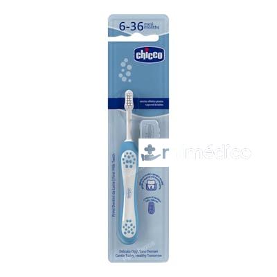CHICCO CEPILLO DENTAL INFANTIL  AZUL 6 M+ CHICCO