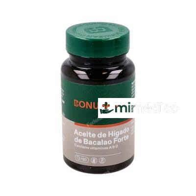 ACEITE DE HIGADO DE PESCADO FORTE 120PERLAS. BONUSAN