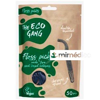 FLOSS PICK CARBON ACTIVO 50UD THE ECO GANG
