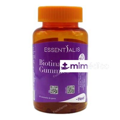 ESSENTIALIS BIOTINA GUMMIES 60 CARAMELOS DE GOMA HEEL