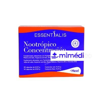 ESSENTIALIS NOOTROPICO CONCENTRACIÃƒ?N 30 CAP. HEEL