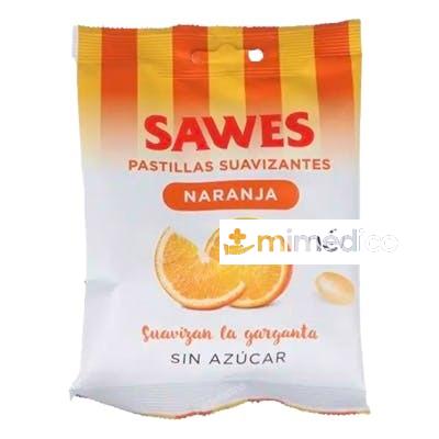 SAWES PASTILLAS SUAVIZANTES SIN AZUCARZUCAR NARANJA 50 G SAWES