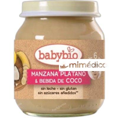 BABYBIO MANZANA PLATANO COCO 130 G BABYBIO