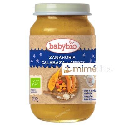 BABYBIO BUENAS NOCHES ZANAHORIA-CALABAZA-ARROZ 200 GR BABYBIO