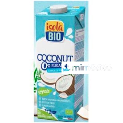BEBIDA VEGETAL DE COCO CAJA 6X1L BIO SIN AZUCAR ISOLA