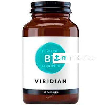 HIGH ONE B1 B COMPLEX 30VCAPS. VIRIDIAN