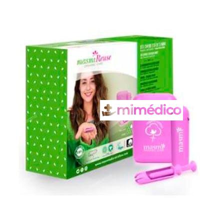 APLICADOR REUTILIZABLE + TAMPON REGULAR 8U-SUPER 8 MASMI