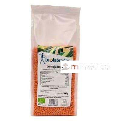 LENTEJA ROJA 500GR. BIOLABRADOR