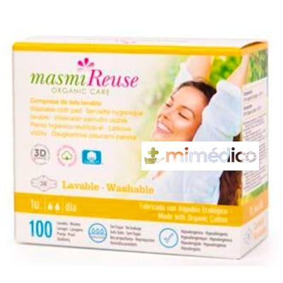 COMPRESA DE TELA LAVABLE DIA CON ALAS MASMI