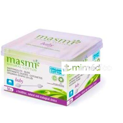 BASTONCILLOS PARA BEBE DE ALGODON 56UD. MASMI