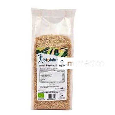 ARROZ BASMATI INTEGRAL 500G BIOLABRADOR