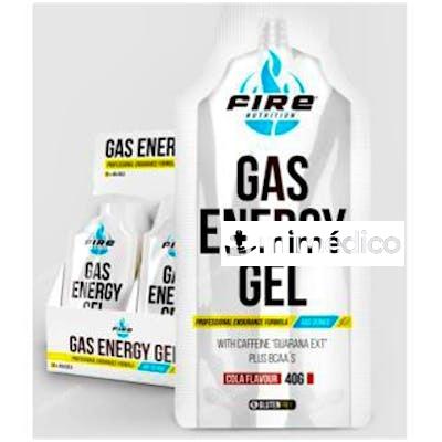GAS ENERGY GEL COLA 20UD. SIN GLUTEN FIRE NUTRITION