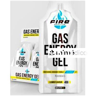GAS ENERGY GEL LIMON 20UD. SIN GLUTEN FIRE NUTRITION