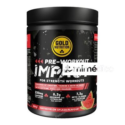 PRE-WORKOUT IMPACT SANDIA 400GR. GOLD NUTRITION