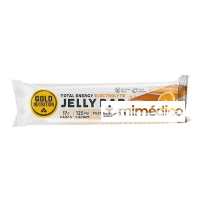 JELLY BAR ELECTROLYTE NARANJA 15UD GOLD NUTRITION