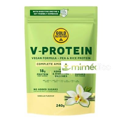 V-PROTEIN VAINILLA 240GR. GOLD NUTRITION