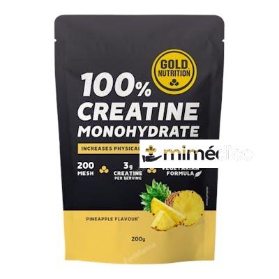 CREATINE MONOHYDRATE PIÑA 200GR. GOLD NUTRITION