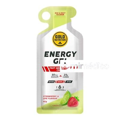 ENERGY GEL FRESA-LIMA 16UD. GOLD NUTRITION
