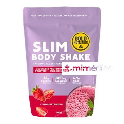 SLIM BODY SHAKE FRESA 300GR. GOLD NUTRITION