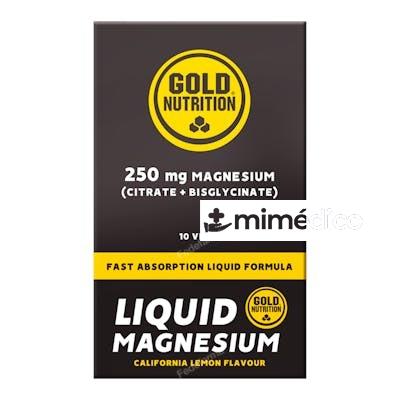 MAGNESIUM 10VIALES GOLD NUTRITION