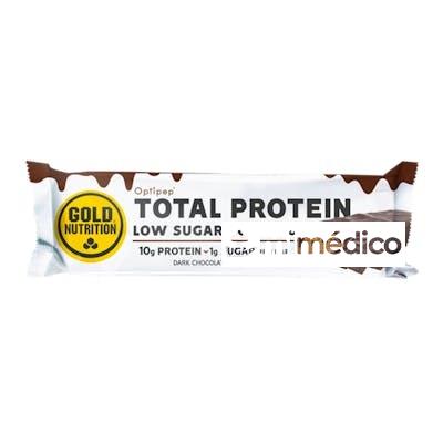 PROTEIN BAR LOW SUGAR COVERED CHOCO NEGRO 15UD. GOLD NUTRITION