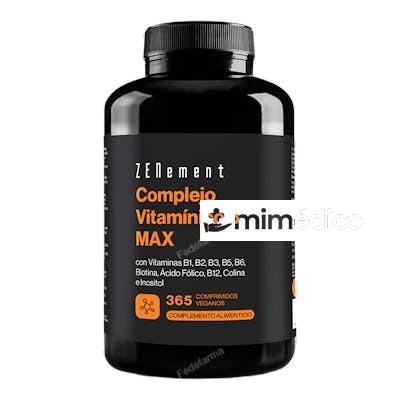 COMPLEJO VITAMINICO B MAX 365COMP. ZENEMENT
