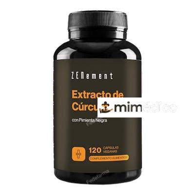 EXTRACTO CURCUMA CON PINIENTA NEGRA 120CAP. ZENEMENT