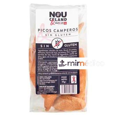 PICOS CAMPEROS 50GR. SIN GLUTEN NOUCELAND