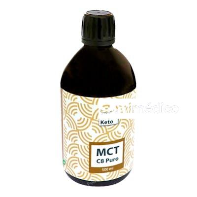 ACEITE MCT C8 PURO 500ML. CIEN POR CIEN NATURAL