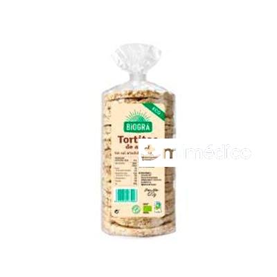TORTITAS DE ARROZ  SIN SAL 120GR. BIO SIN GLUTEN VEGAN BIOGRA