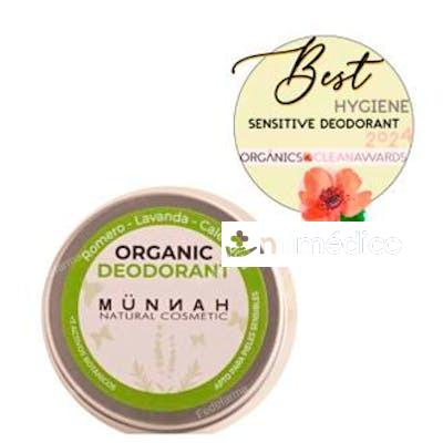 DESODORANTE ORGANICO 30 ML MUNNAH