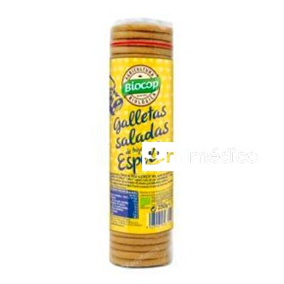 GALLETA SALADA TRIGO ESPELTA 230 GR BIO BIOCOP