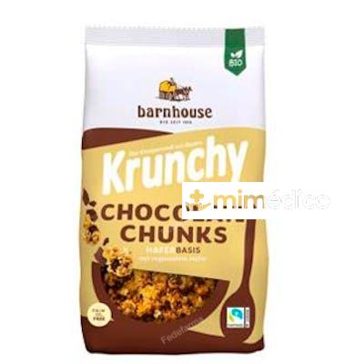 MUESLI KRUNCHY CHOCOLATE CHUNKS   500 GR BIO BARNHOUSE