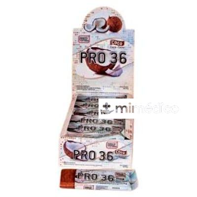 PRO 36 BARRITA PROTEICA 36% COCO 24UDSX35 GR BEST PROTEIN