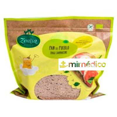 PAN DE PUEBLO TRIGO SARRACENO 330GR. BIO ZEALIA