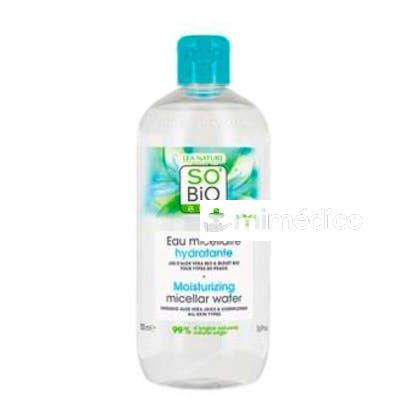 AGUA MICELAR HIDRATANTE ALOE 550 ML SOBIO ETIC