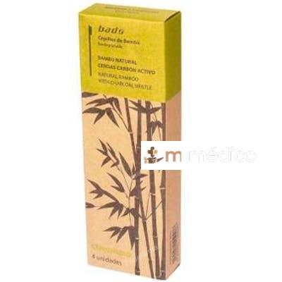 CEPILLO DENTAL BAMBOO MEDIO PACK 4UDS BADS