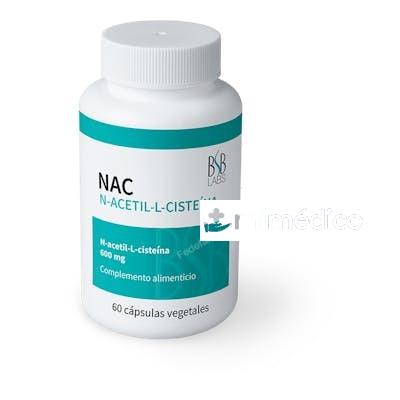 NAC (N-ACETIL-L-CISTEINA) 600MG 60 CAP BSB LABS